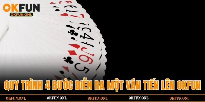 Quy trình 4 bước diễn ra một ván Tiến Lên OKFUN
